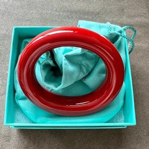 Tiffany Elsa Peretti® Lacquer Bangle-RED